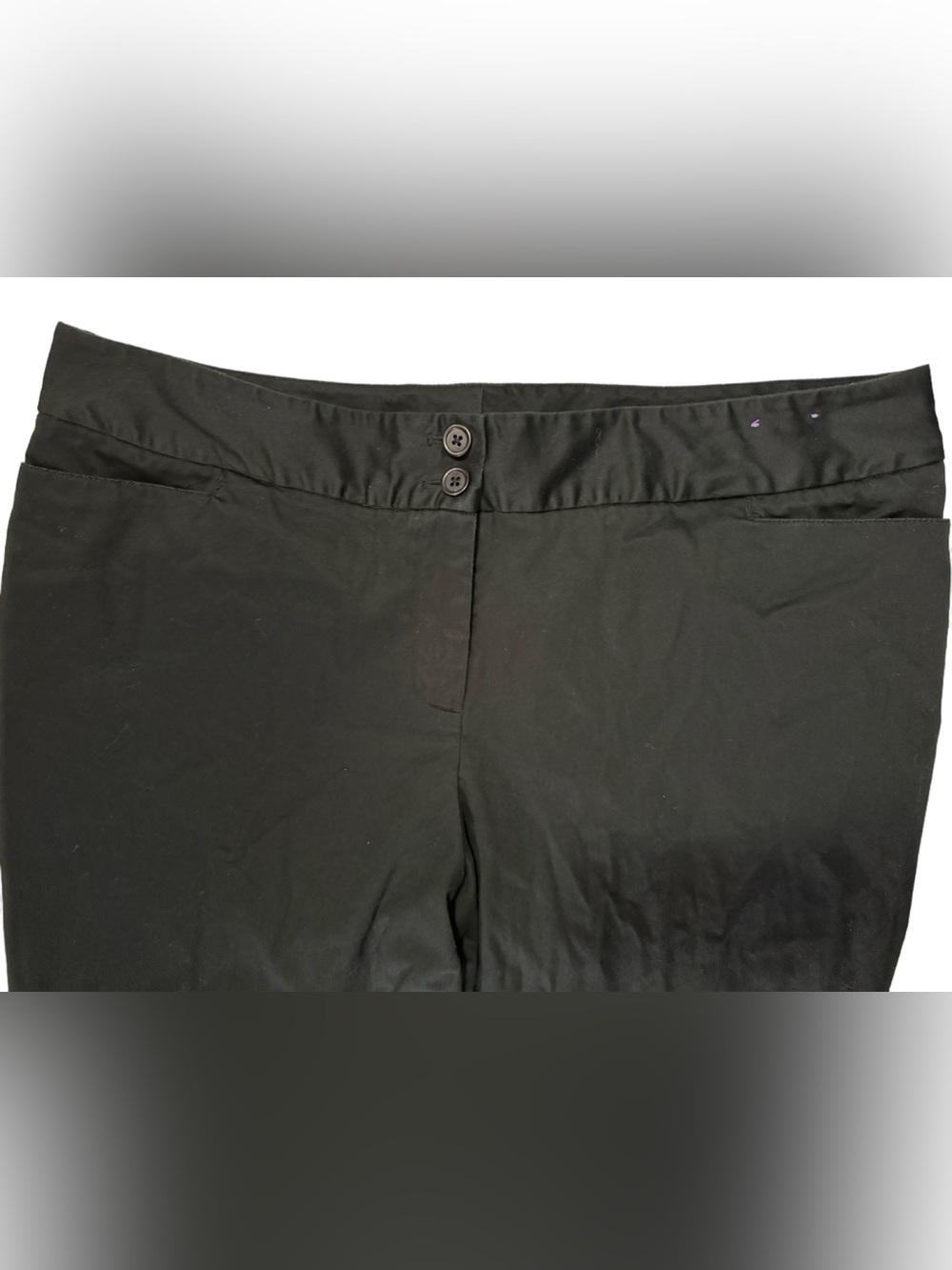 Lane Bryant Black Capri Pants, Size 20 - Picture 2 of 5